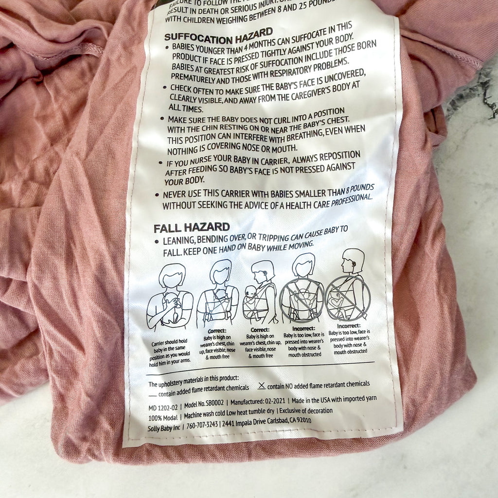 Solly Baby Wrap in Cottage Rose