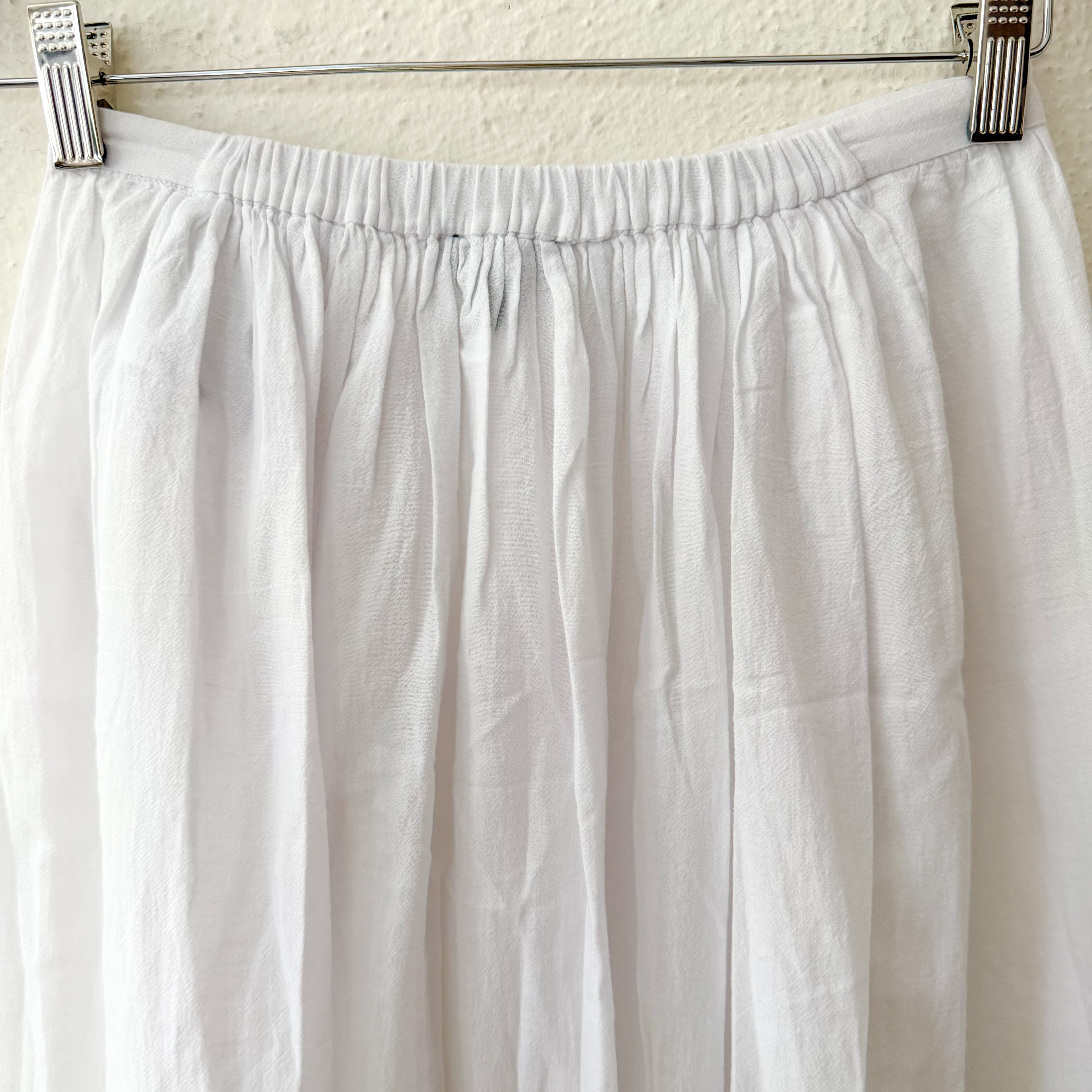 J.Crew Beach Cotton Button Waist Midi Skirt Sarong | XXS