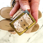 Stuart Weitzman Women's Alexis Braided Espadrille Wedge Sandals in Natural | 6.5