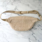 Loeffler Randall Sophie Sherpa Fleece Belt Bag | Cream