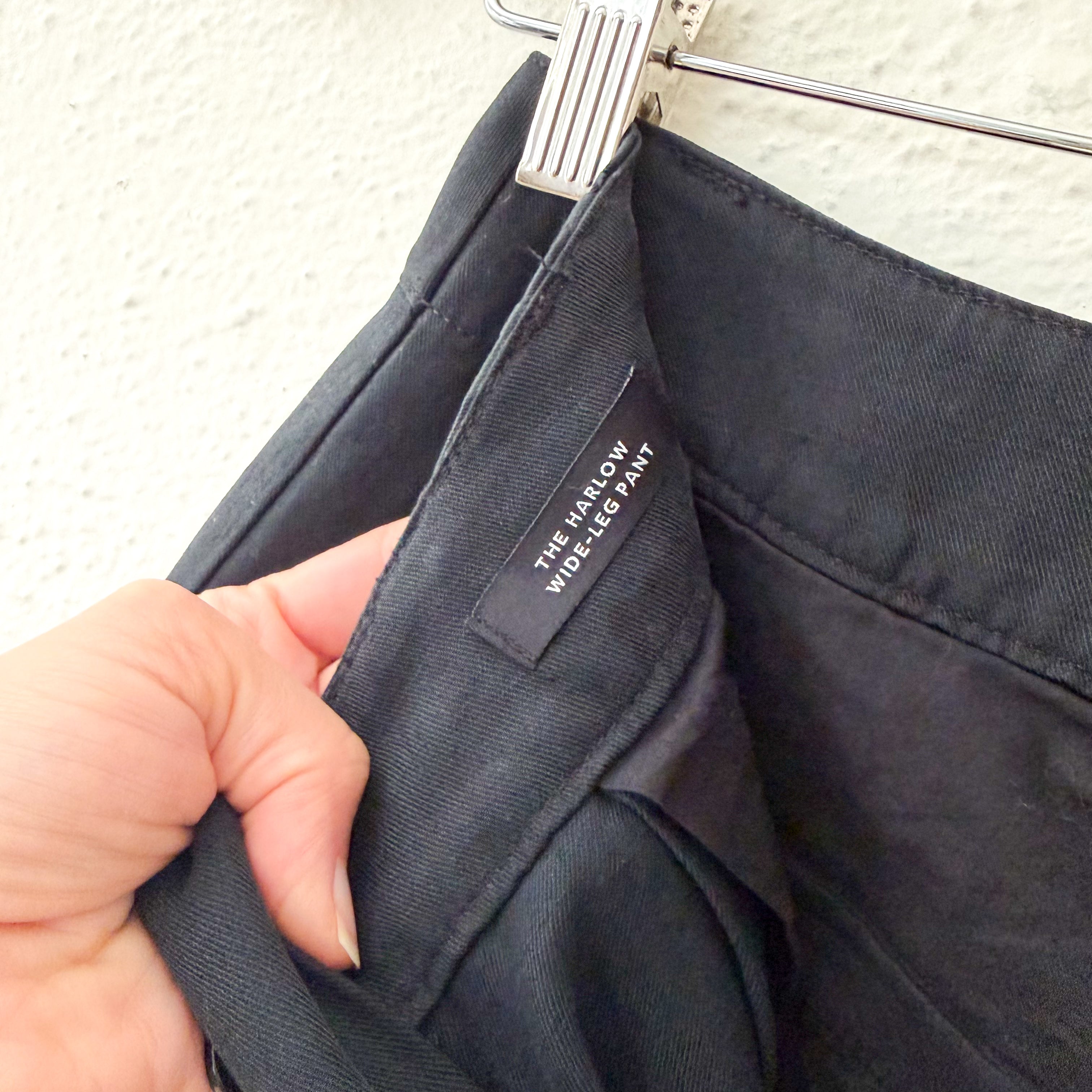 Madewell The Petite Harlow Wide-Leg Pant in Deep Indigo Navy | 0P