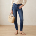 J.Crew 9" High-Rise Dark Wash Toothpick Skinny Denim | 24P