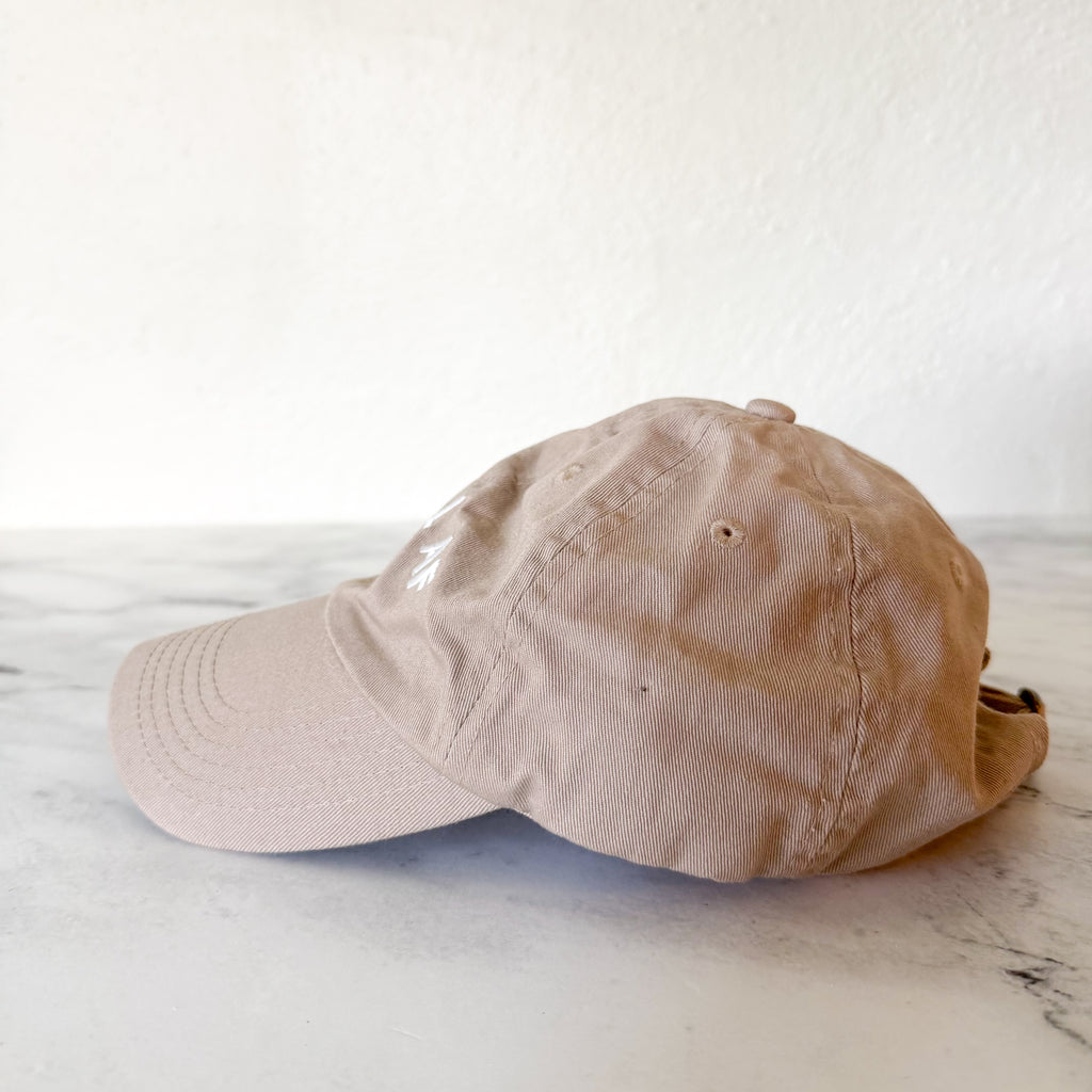 Chill AF Equilibria Embroidered Cotton Baseball Cap | Khaki
