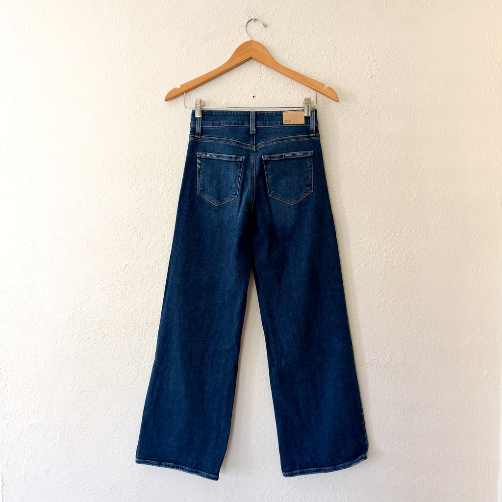 PAIGE Anessa Petite Wide Leg Denim in Dresden Blue Wash | 25P