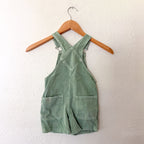 Zara Lightweight Cotton Light Green Shortalls | 12-18m