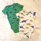 Carter's Dinosaur Short Sleeve Bodysuit Bundle | 0-3m