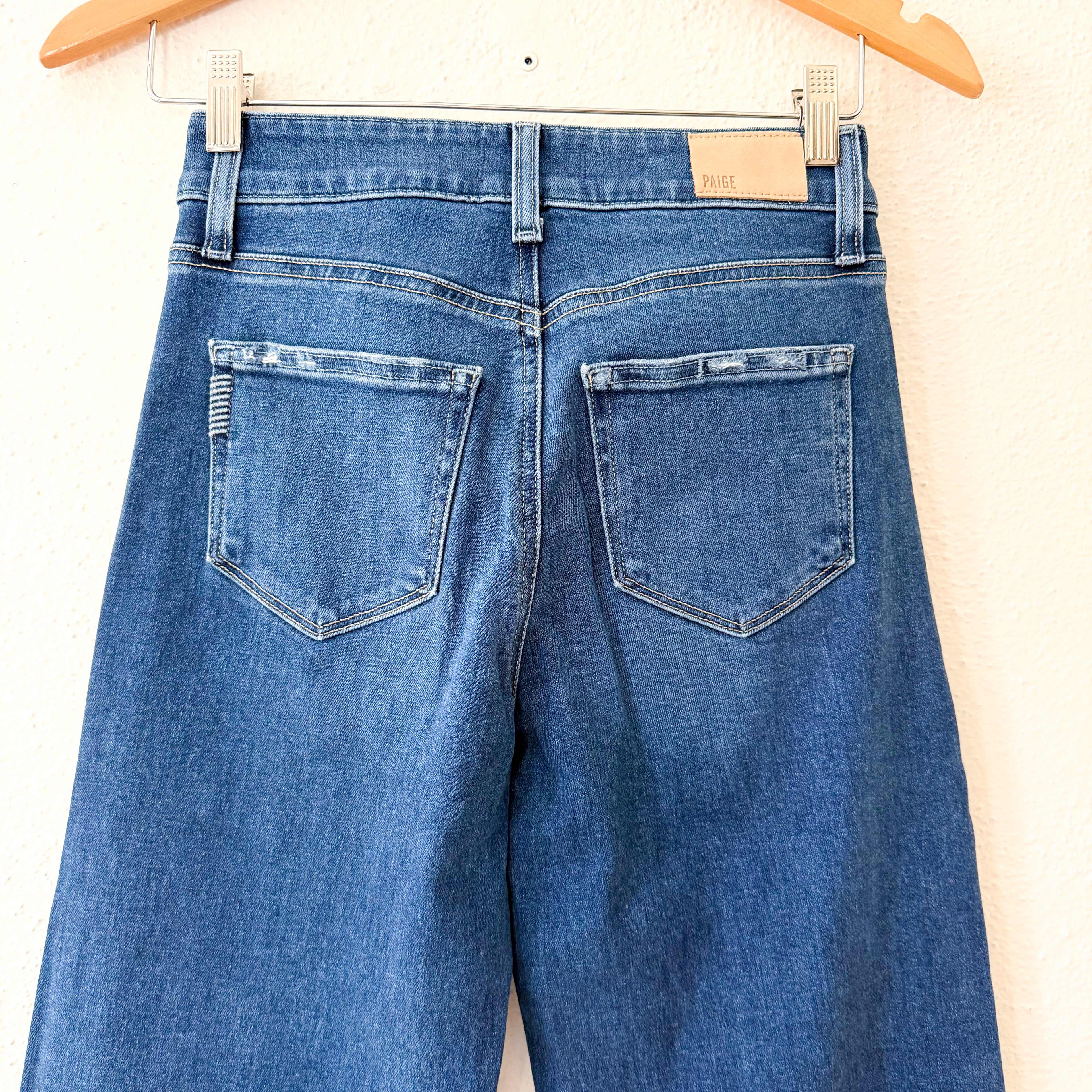 PAIGE Anessa Petite Wide Leg Denim in Dresden Blue Wash | 25P