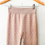 Sweaty Betty Modal Fair Isle Jacquard Seamless Base Layer Leggings in Blush | XS