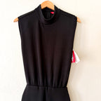 Spanx AirEssentials Black Mock Neck Petite Jumpsuit |XSP