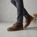 Clarks Originals Brown Oiled Leather Chukka Desert Boots | 11