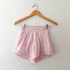 Lululemon Hotty Hot High-Rise Lined 4" Running Shorts in Soft Pink | 2