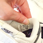 Nike Baby Valiant Velcro Sneaker in White Black | 3C