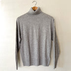 Reiss Nova Cashmere Blend Turtleneck Sweater in Grey | XS