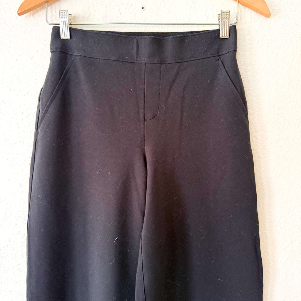 SPANX Black Supersmooth™ PerfectFit Ponte Wide Leg Petite Pant | XSP