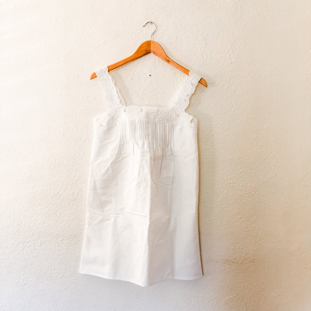 J.Crew White Ondine Mini Dress in Double Cotton Poplin | XS