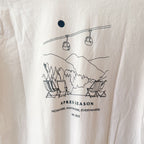 Jam Industries Après Ski Season Organic Cotton White Long Sleeve T-Shirt | XS