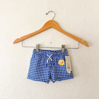 Cat & Jack Baby Navy Blue Gingham Swim Trunks | 0-3m