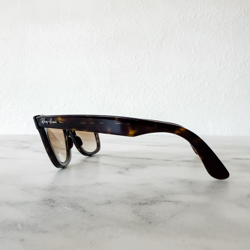 Ray-Ban Original Wayfarer Tortoise Sunglasses Light Brown Gradient