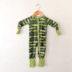 Little Sleepies Alligators Long Sleeve Footed Sleeper | 3-6m