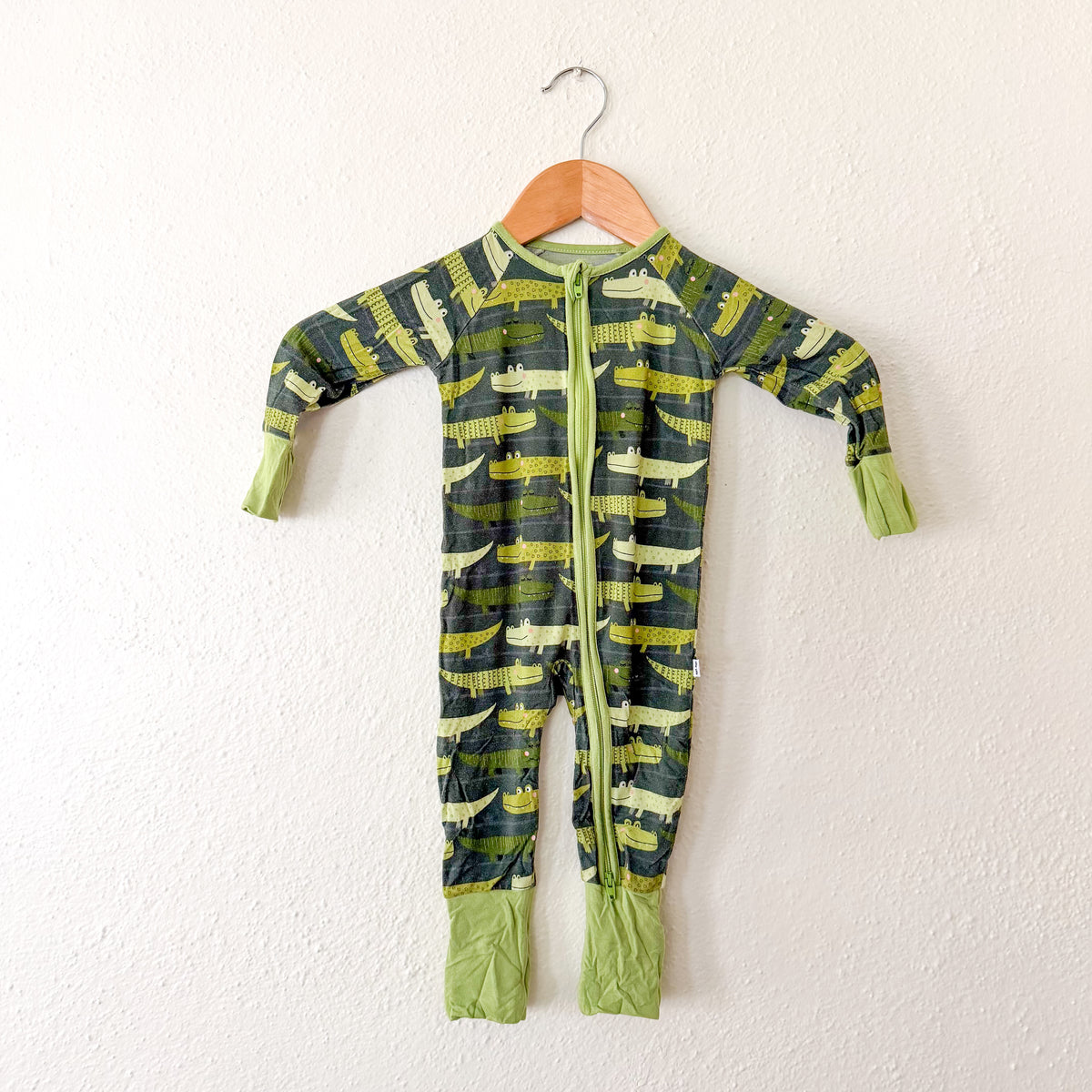 Little Sleepies Alligators Long Sleeve Footed Sleeper | 3-6m