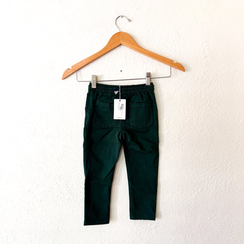 Adventurewear 360 Boys Emerald Green Drawstring Chino Pants | 2T