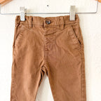 Next Clothing Brown Stretch Chino Trousers in Ginger Tan | 6-9m