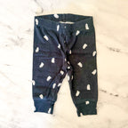 Carter's Grey Halloween Ghosts Long Sleeve Tee Black Ghost Legging Set | 3-6m