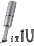 Brigii Mini Handheld Vacuum Y120 Pro Cordless, 3 in 1 Vacuum, Air Duster, Pump | Silver