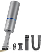 Brigii Mini Handheld Vacuum Y120 Pro Cordless, 3 in 1 Vacuum, Air Duster, Pump | Silver