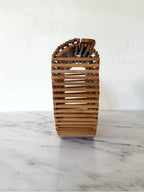 Cult Gaia Natural Bamboo Gaia Ark Clutch | Small