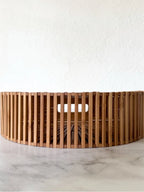 Cult Gaia Natural Bamboo Gaia Ark Clutch | Small